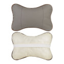 Car headrest pillow grey
