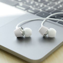 HOCO wire earphones Jack 3,5 mm with microphone M70 white