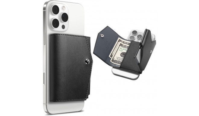SPIGEN VALENTINUS PRO MAGSAFE WALLET BLACK