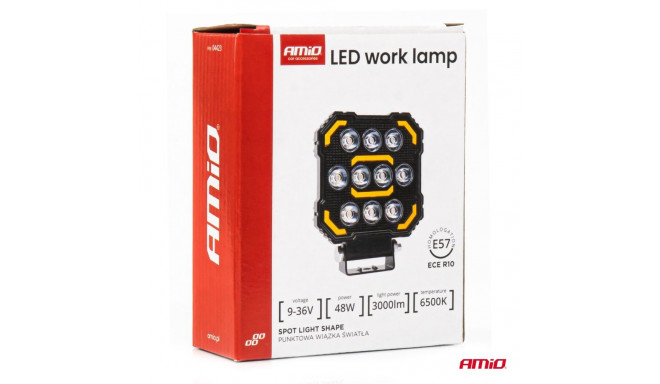 Töölamp  48W 6500K 3000lm 9-36V ohutuli