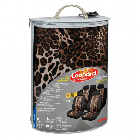 Istmekatete komplekt Leopard, must