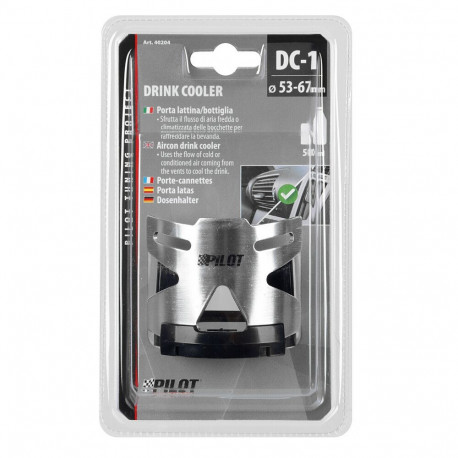 Alumiinium purgihoidja Pilot, must