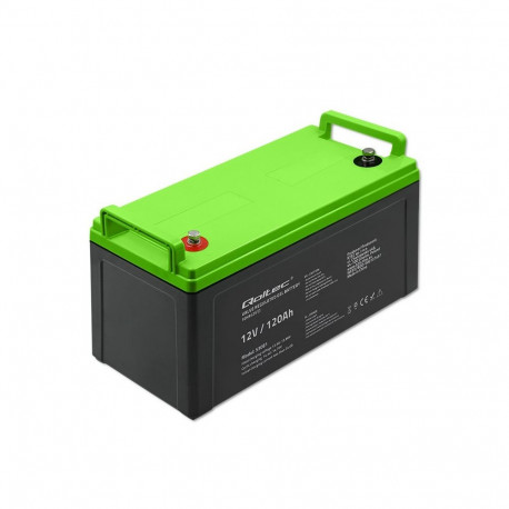 Qoltec Battery żelowy | 12V | 120Ah | GEL | 34.8kg