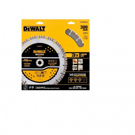 DEWALT teemantsegmendiga lõikeketas DIAL DIAM. SEG. 300mm ELITE, üldotstarbeline asendus