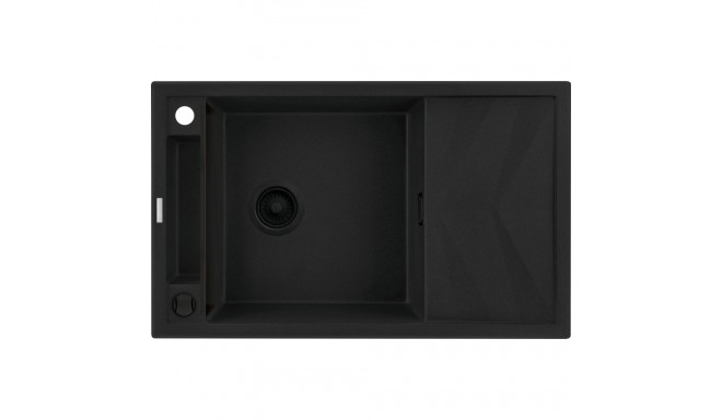 1-kausiga magnetiline graniidist valamu nõudekuivatusalusega