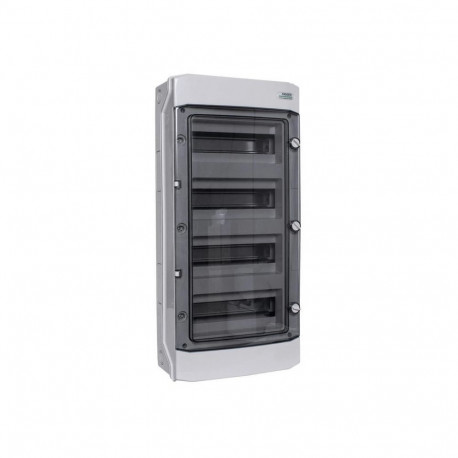 Surface-mounted installation enclosure, plastic, IP65, 4th row, 12 modules, 1500V DC