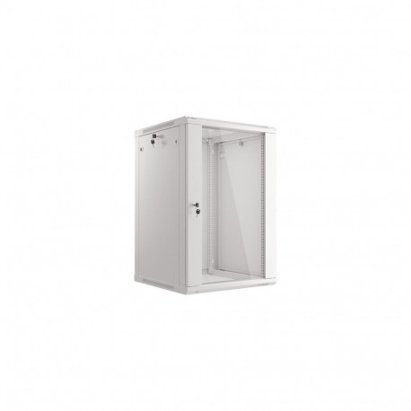 Lanberg WF01-6618-10S rack cabinet 18U Wall mounted rack Grey