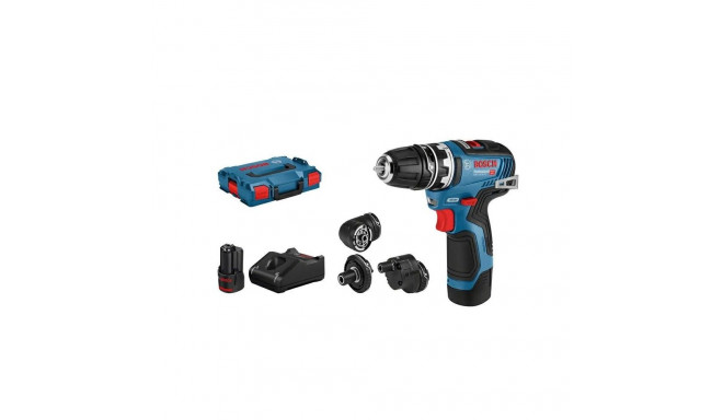 Bosch GSR 12V-35 FC 1750 RPM Keyless 590 g Black, Blue, Red