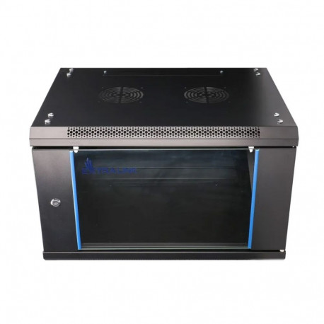 Extralink Rackmount cabinet 6U 600x450 Black wall mounted