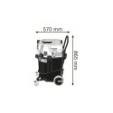 Bosch 0 601 9C3 300 tolmuimeja 55 l trummel tolmuimeja kuiv-märg 1380 W kotita