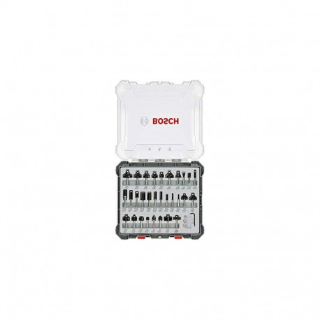 Bosch Mixed Router Bit Sets, 30-Pieces