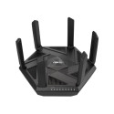 ASUS RT-AXE7800 juhtmevaba ruuter kolme sagedusalaga (2.4 GHz / 5 GHz / 6 GHz) must