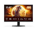 AOC G4 Q24G4RE arvutimonitor 60.5 cm (23.8") 2560 x 1440 pikslit Quad HD LED must, punane