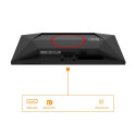 AOC G4 Q24G4RE arvutimonitor 60.5 cm (23.8") 2560 x 1440 pikslit Quad HD LED must, punane