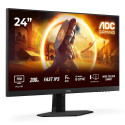 AOC G4 Q24G4RE arvutimonitor 60.5 cm (23.8") 2560 x 1440 pikslit Quad HD LED must, punane