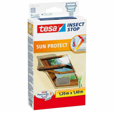 TESA Insect Stop Sun Protect akna sääsevõrk, hõbedane