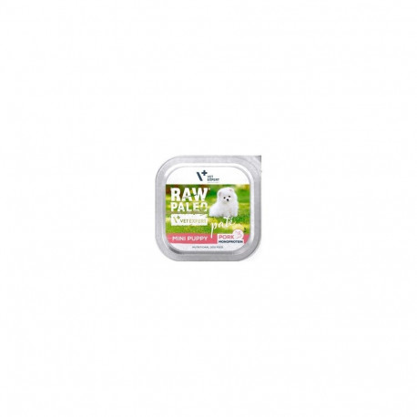 VETEXPERT koerte märgtoit Raw Paleo Pâte Mini Puppy sealihaga 150g