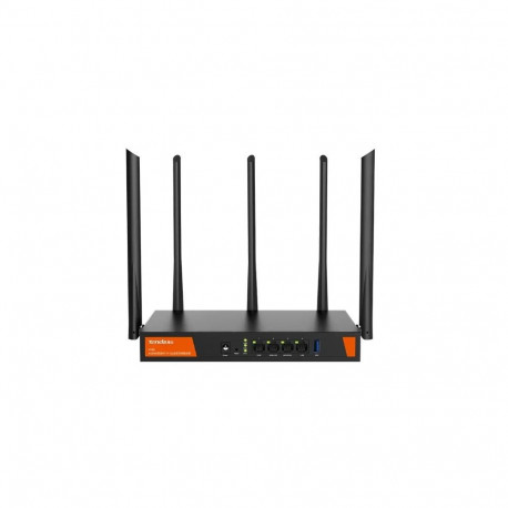 Tenda W30E AX3000 wireless router Gigabit Ethernet Dual-band (2.4 GHz / 5 GHz) Black
