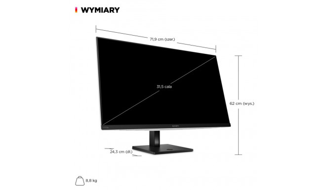 HP OMEN Transcend 31.5-tolline UHD 240Hz OLED mängimonitor - Transcend 32