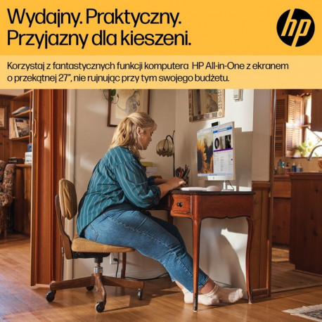 HP kõik-ühes-arvuti 27-cr0222nw AMD Ryzen 7 7730U 68.6cm (27") 1920x1080 16GB 512GB SSD Windows 11 H