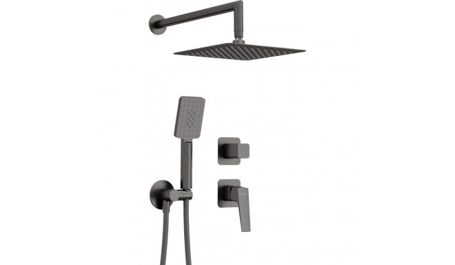Concealed shower set