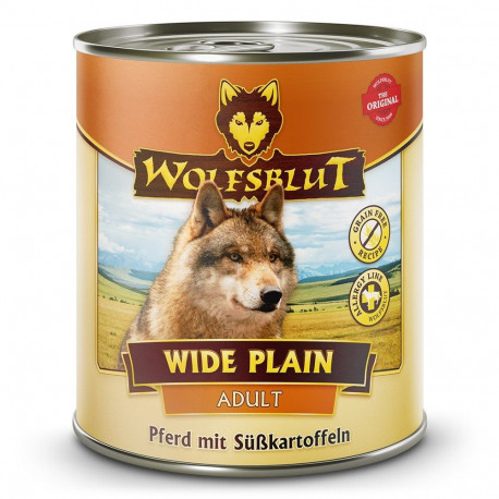 WOLFSBLUT Wide Plain hobuseliha bataadiga märg koeratoit 800g