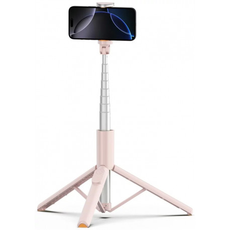Tech-Protect selfie stick tripod L09S Bluetooth, pink