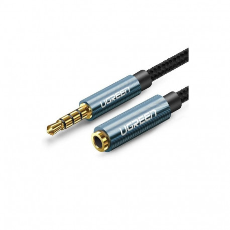 Ugreen extension cable adapter AUX mini jack 3.5 mm 2 m (blue)