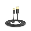 Ugreen USB kaabel – mini USB 480 Mbps 3 m US132 (must)