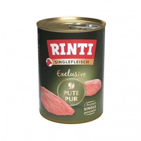 RINTI Singlefleisch Exclusive Turkey - wet dog food - 400g