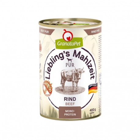 GRANATAPET Liebling's Mahlzeit veiseliha märg koeratoit 400g