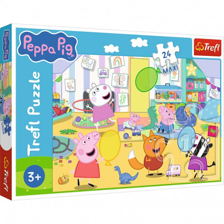 Trefl pusle 14367 24 Maxi Põrsas Peppa