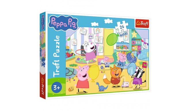 Puzzle - 24 Maxi - Piękna Peppa - Świnka Peppa - Trefl 14367