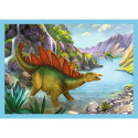 Puzzle - 4w1 - erakordsed dinosaurused - Trefl 34609