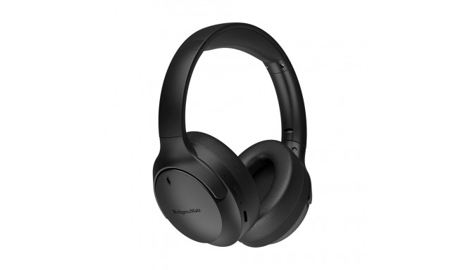 Bezprzewodowe słuchawki nauszne z ANC , Kruger&Matz Street 4 , czarne