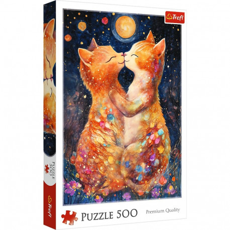 Puzzle - 500 - Pocałunek w Świetle księżyca - Trefl 37546
