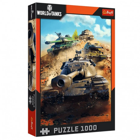 Puzzle - 1000 - World of Tanks: tankid lahingus - Trefl 10943