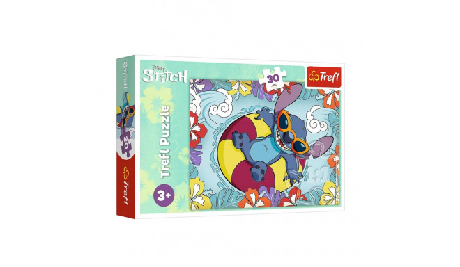 Puzzle - 30 - Lilo i Stitch na wakacjach - Trefl 18305