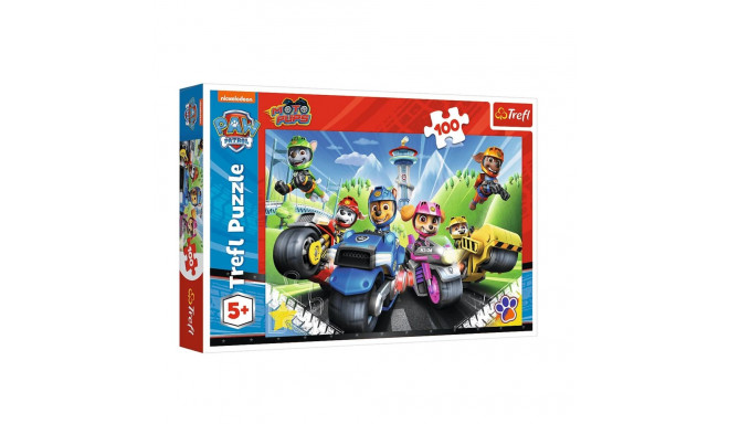 Puzzle - 100 - Psi Patrol Na Motorach - Trefl 16430