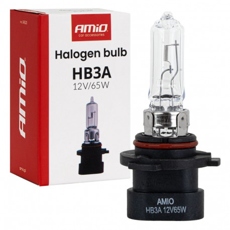 Żarówka halogenowa hb3a 9005xs 12v 65w p20d amio-04520