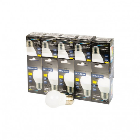 87-436# Żarówka led e27 g45 eco 7w neutralna 10szt