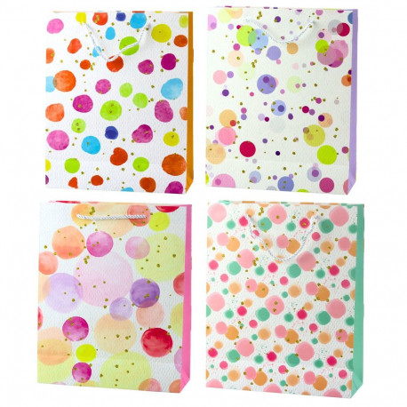 Kingikott akvarelltäppidega pastelltoonides 32 × 26 × 10 cm