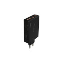 76-031# võrgulaadija usb-cx4 pd 100w gan must