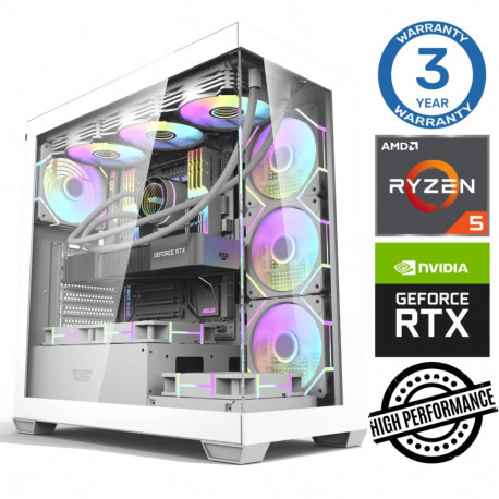 INTOP Ryzen 5 7500F 16GB DDR5 1TB SSD M.2 NVME RTX5050 8GB no-OS