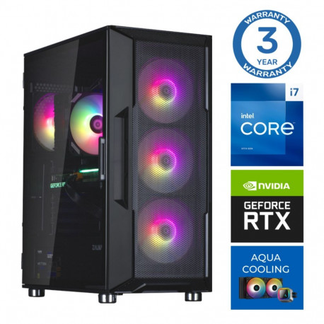 INTOP AQUA i7-14700F 16GB DDR5 1TB SSD M.2 NVME RTX5050 8GB no-OS