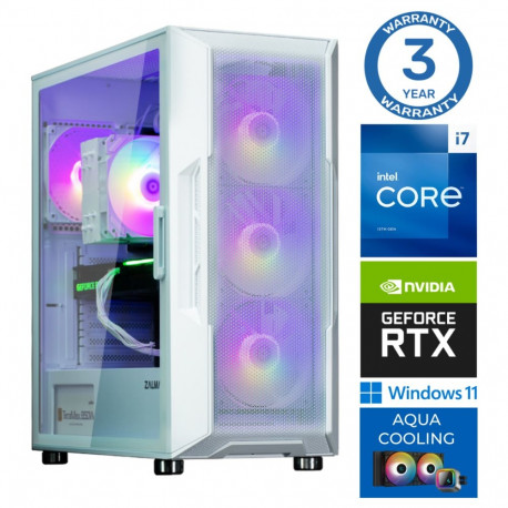 INTOP AQUA i7-14700F 16GB DDR5 1TB SSD M.2 NVME RTX5050 8GB WIN11Pro
