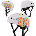 Kask M dla dzieci 3-7 lat TRACKER - SUN BABY z lampką LED cubic biały