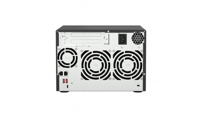 Network Attached Storage - QNAP TS-673A NAS Tower Ryzen V1500B 8GB DDR4 0TB Black