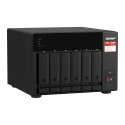 Network Attached Storage - QNAP TS-673A NAS Tower Ryzen V1500B 8GB DDR4 0TB Black