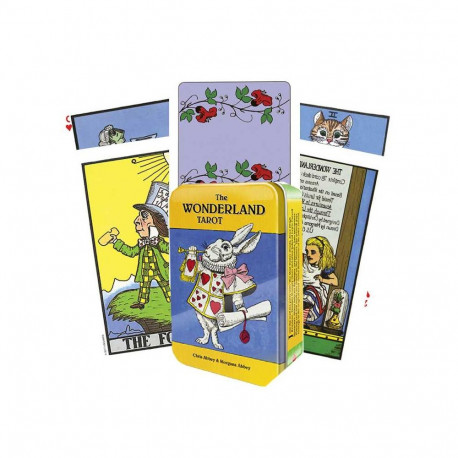 US Games Systems The Wonderland Tarot Cards in Tin Box
